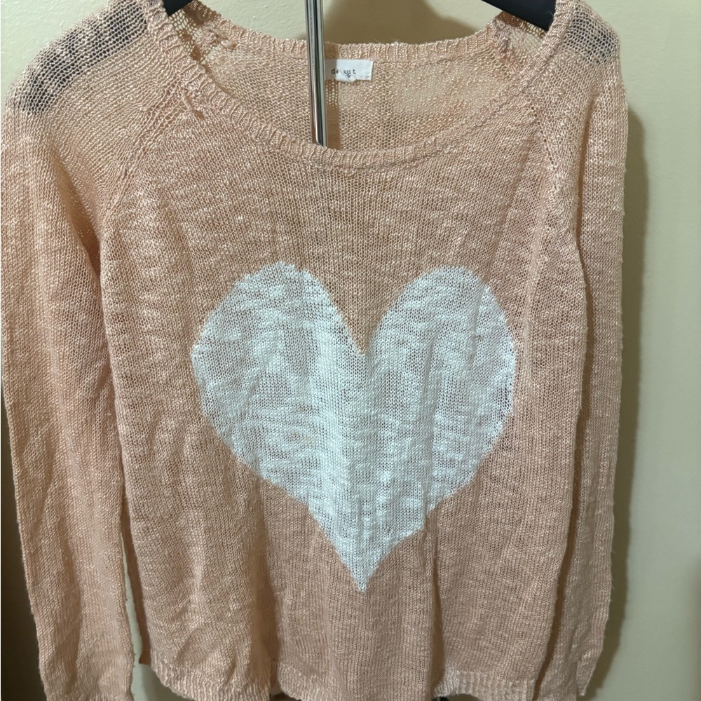 Peach Knit Sweater
